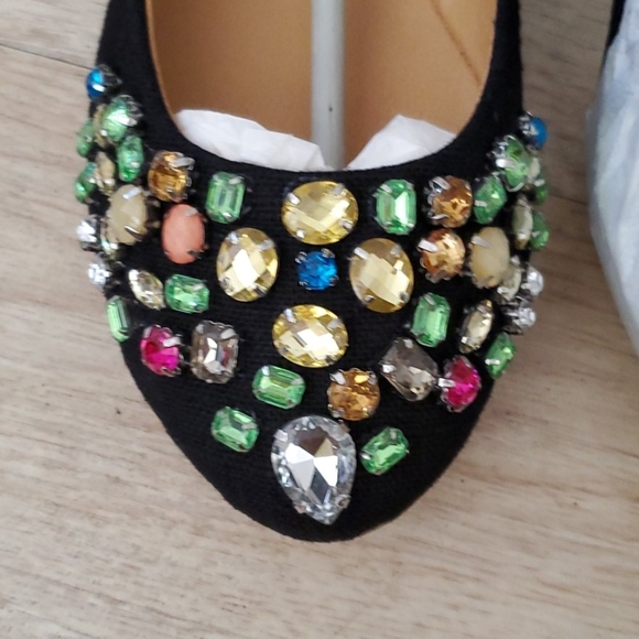 Shoedazzle Rhinestone Flats - Picture 2 of 7